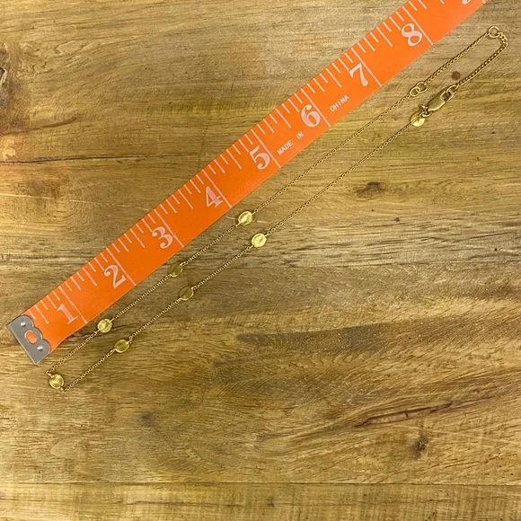 Madewell Gold Disc Necklace NWOT - Picture 3 of 8